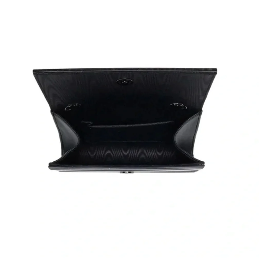 NWT Party Crystal Envelope Clutch Kurt Geiger London Black w/ Chain - Picture 10 of 10